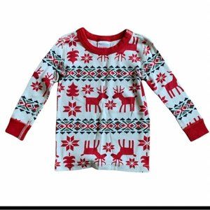 Hanna anderson 100% organic cotton reindeer pajamas shirt 80 cm 18/24 mos